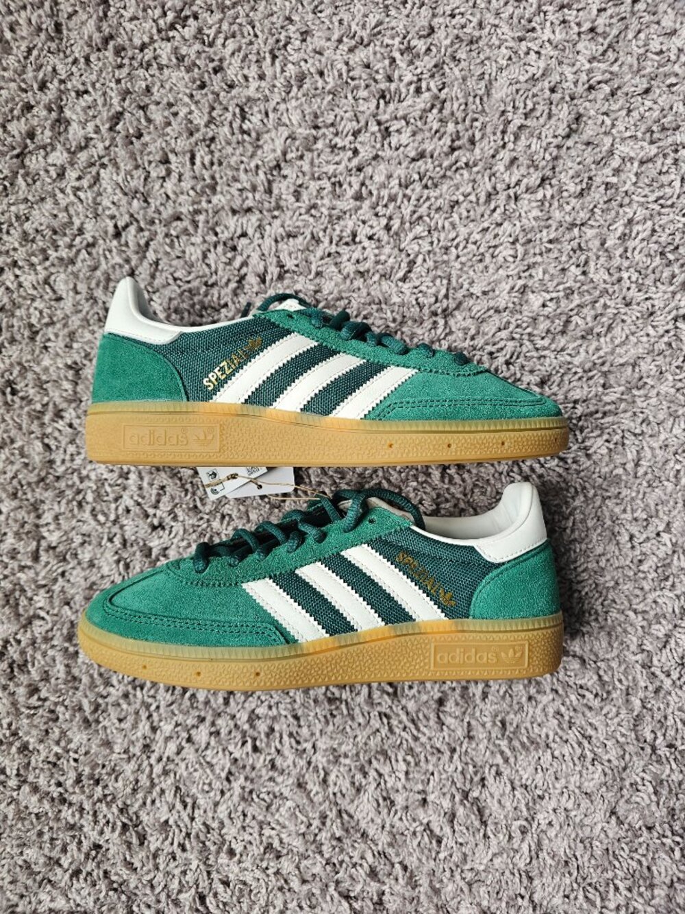 Adidas Handball Spezial shoes women's 5 in dark green - Picture 3 of 11